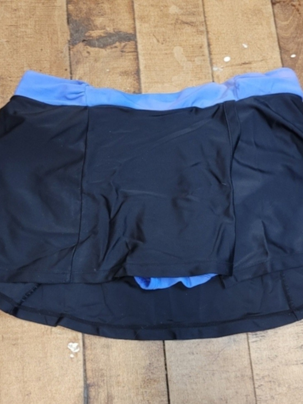 Blue And Black Swim Skirt Small - Picture 1 of 6